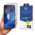 Szkło hartowane 3mk Hardglass Matt Max Privacy na Apple iPhone 15 Pro