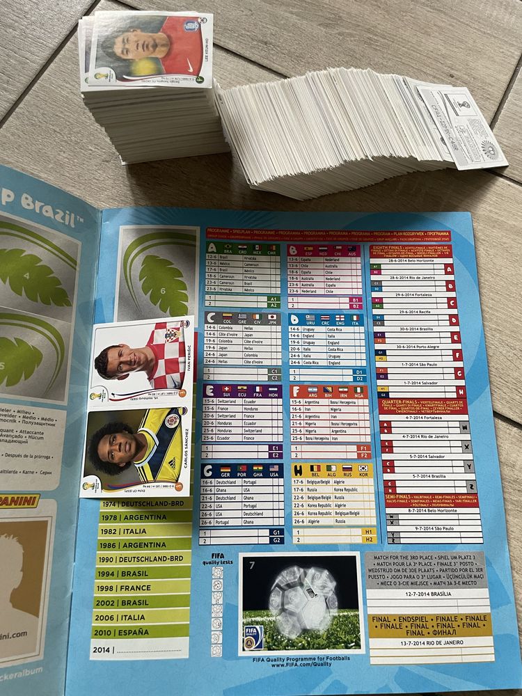 Panini World Cup 2014 Brasil наклейки