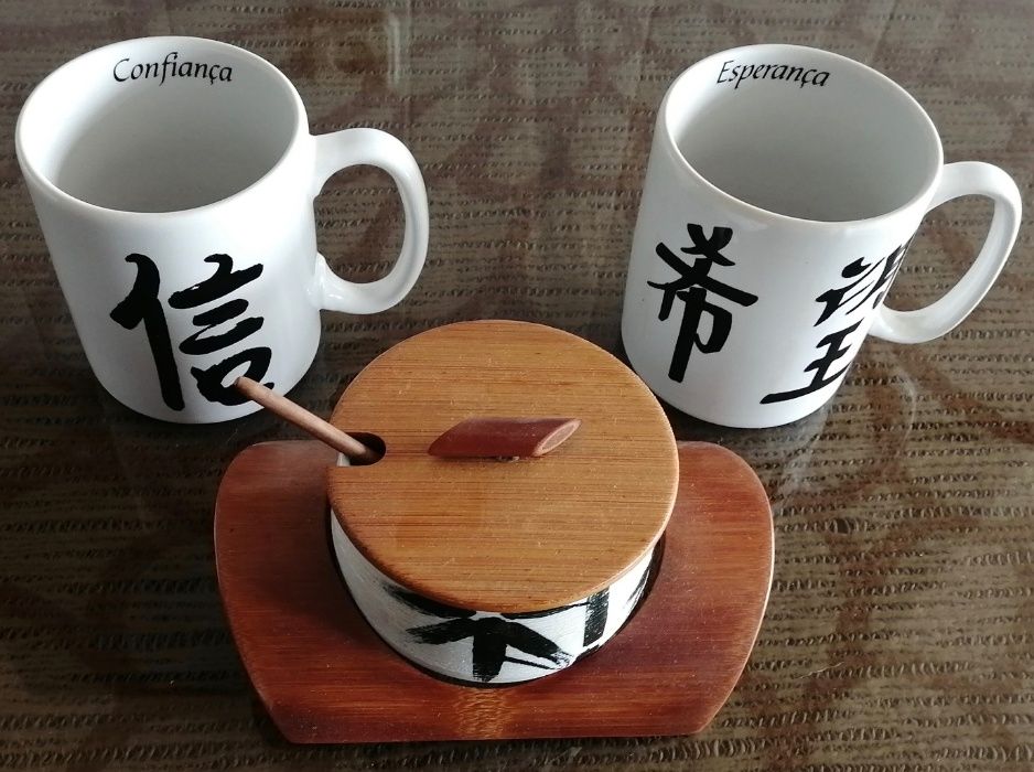 conjunto pequeno almoço japones