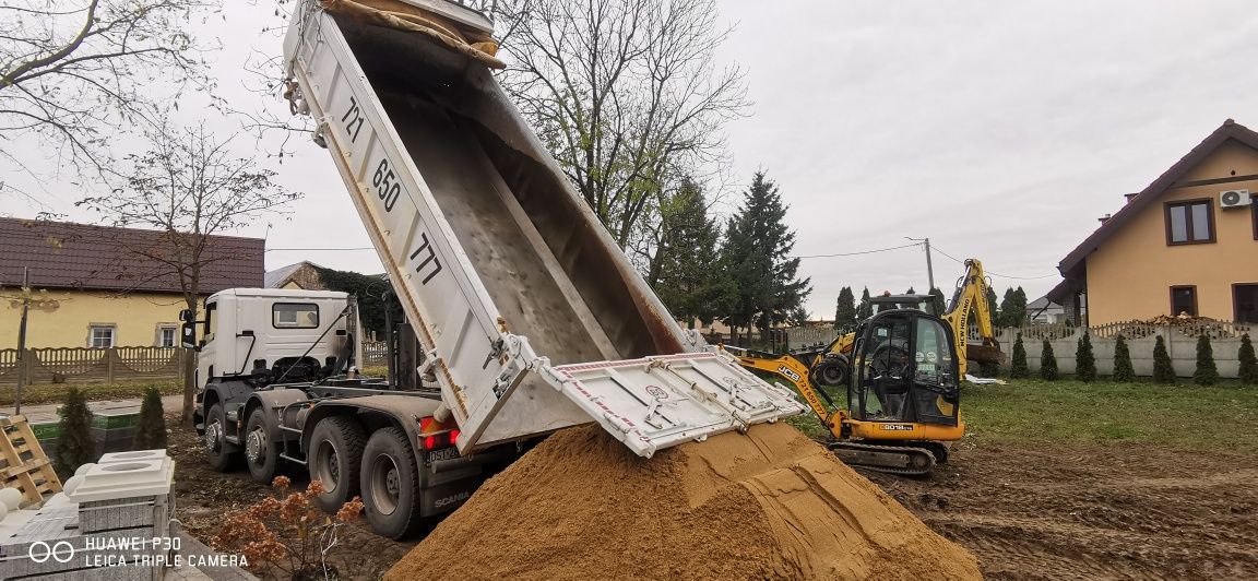 Kamień Piasek Kliniec kruszywo do 20t Transport