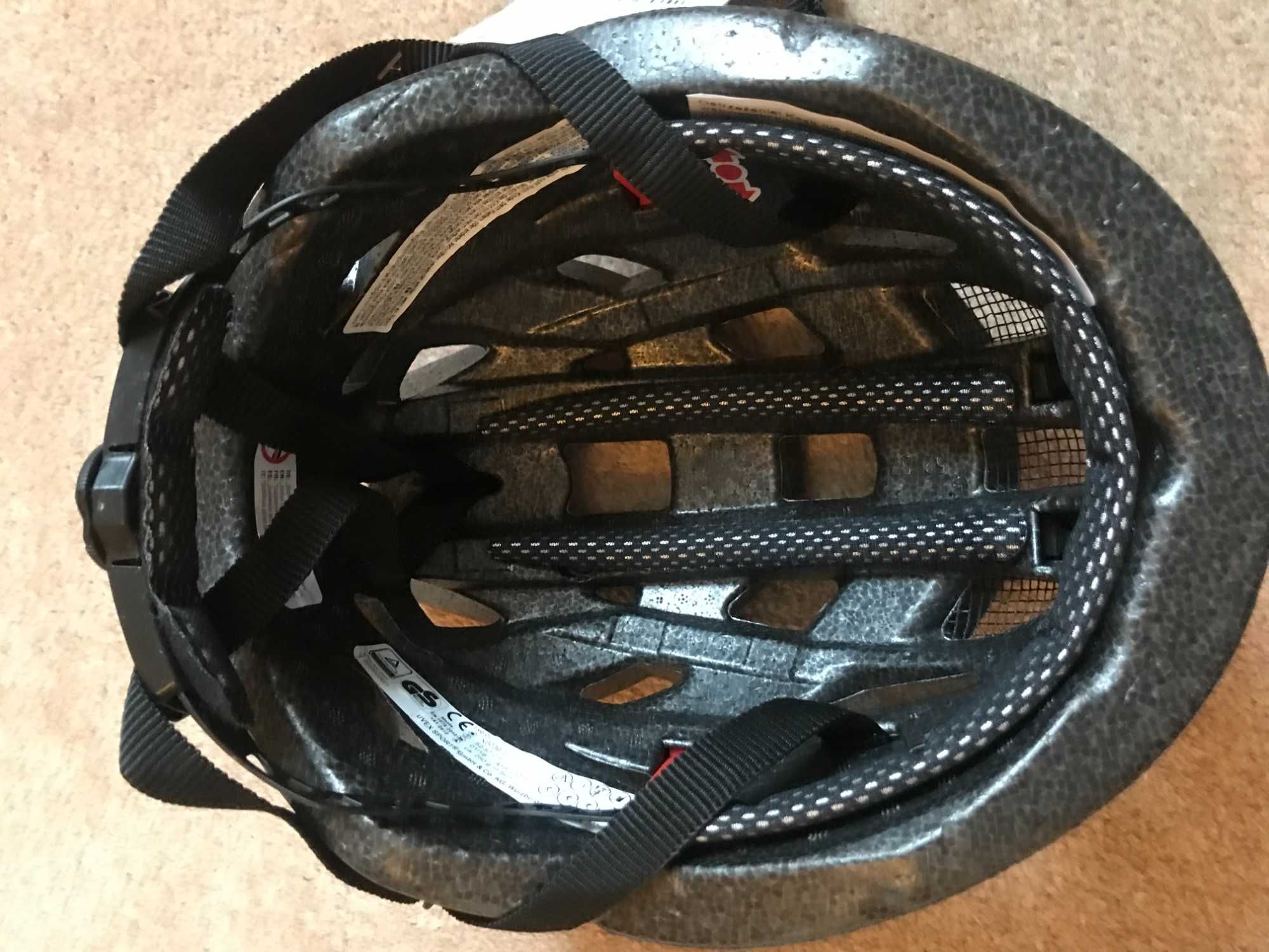 Kask UVEX I-VO CC rowerowy / rolkowy czerwono-szary M 52-57 cm