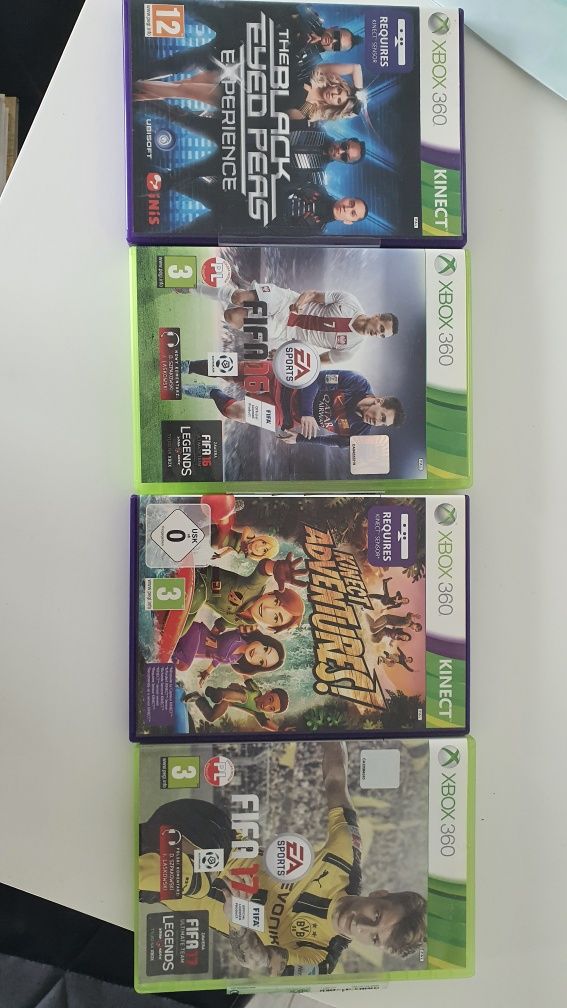 Xbox 360 + 2 pady + gry