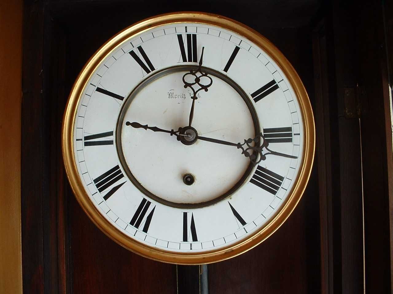 Zegar wiszący linkowy 1 wagowy Regulatorfabrik Germania