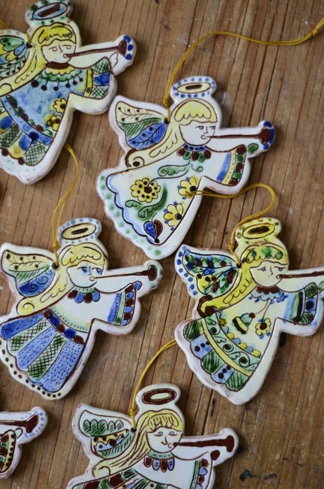 Косівська кераміка "Ангел дударик»