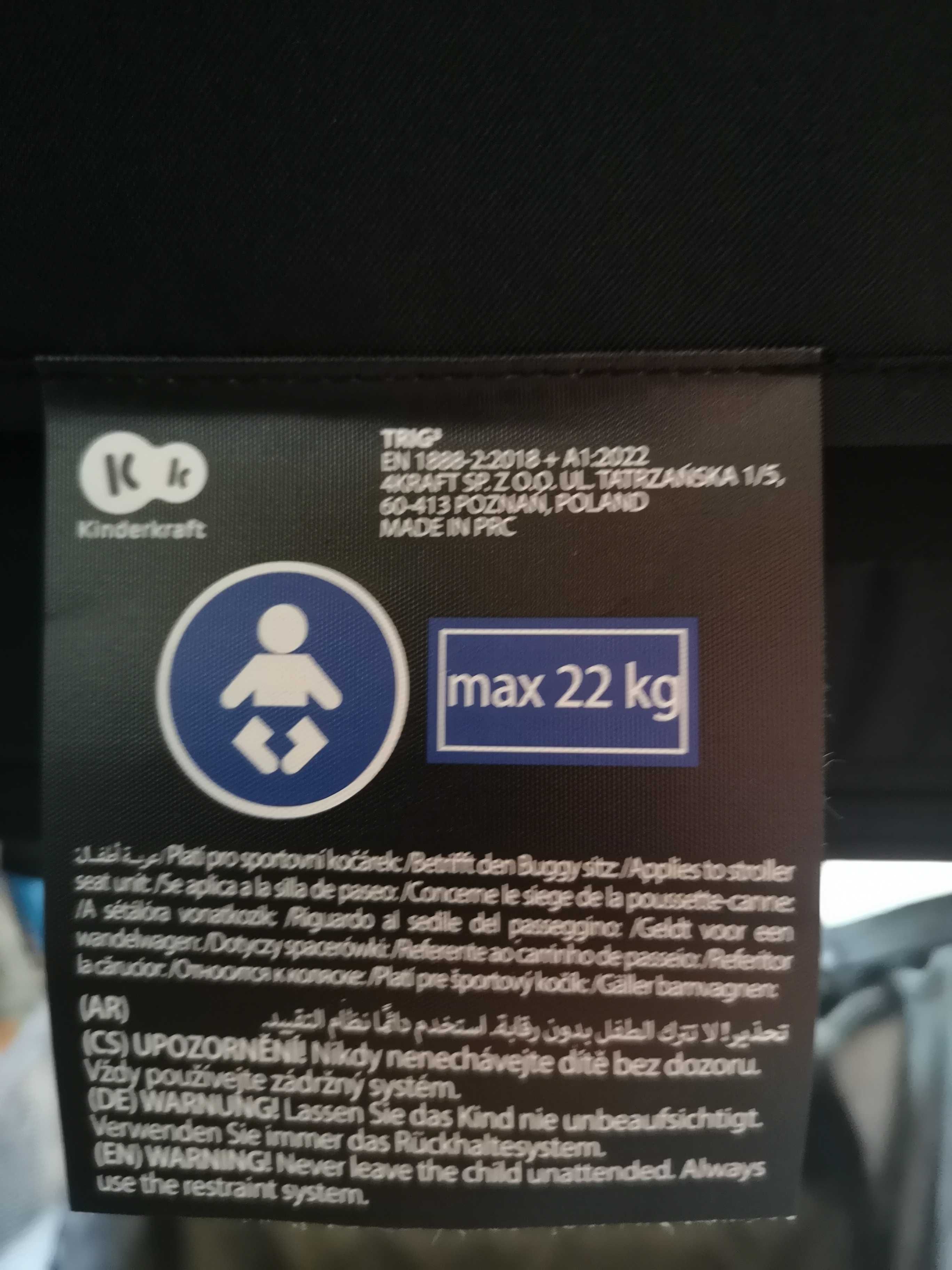 Spacerówka Kinder Kraft Trig3