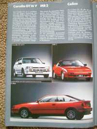 TOYOTA 1986 + 1990 / Corolla Camry MR2 Celica Supra *2 prospekty