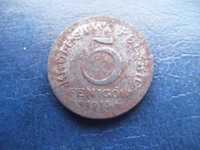Stare monety 5 fenig 1918