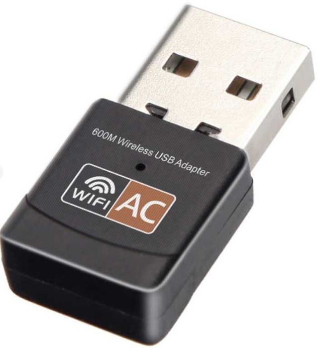 USB-Wi-Fi адаптер AC600 2.4/5 ГГц, чіп Realtek 8811CU, дводіапазонний