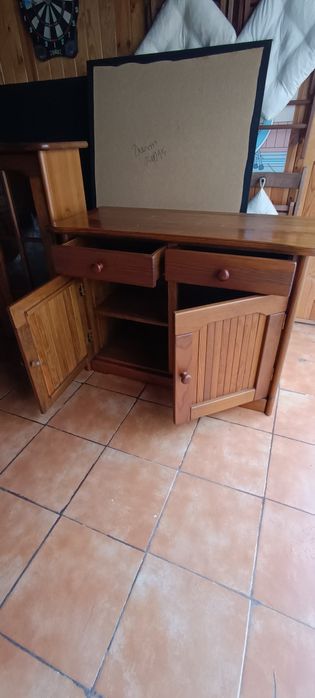 Loureiro madeira pinho maciço 2 elementos