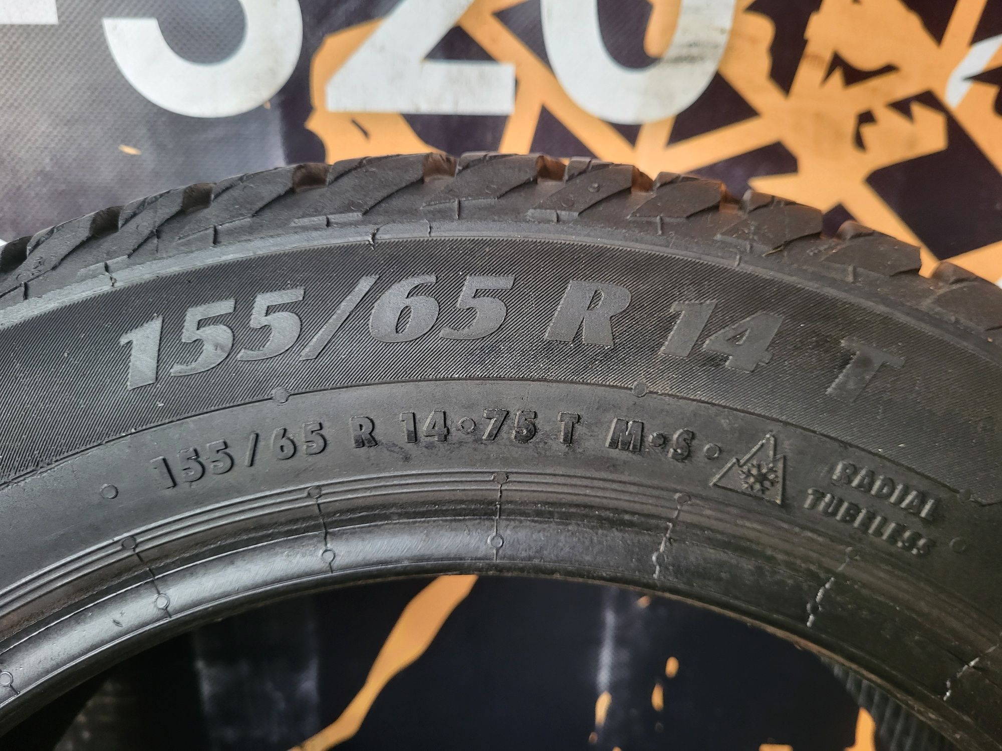 Opony wielosezonowe 155/65/14 Matador 19rok 6mm