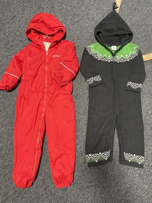 Комбинезон детский демисезонный Regatta красный Вязаный комбинезон