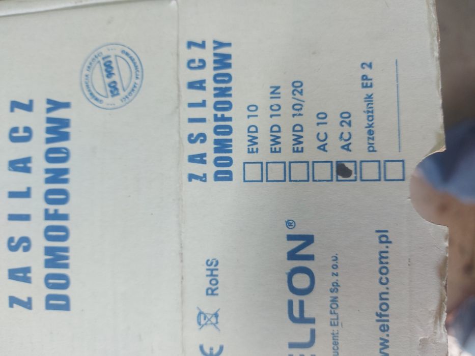 Zasilacz domofonowy elfon