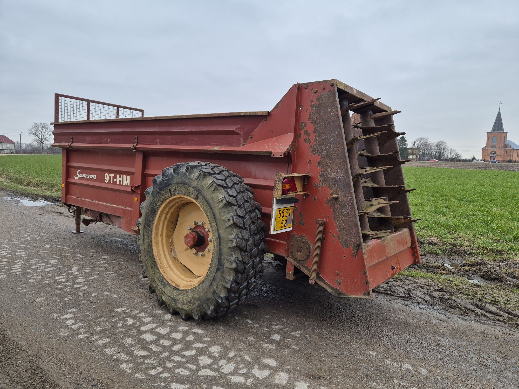 Rozrzutnik obornika Samson 8-10 Ton.