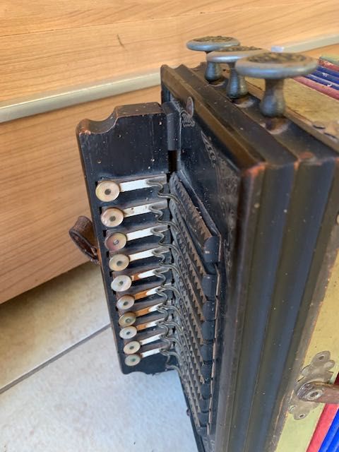 Akordeon heligonka Universal accordeon A. Pitschler & Son UNIKAT z XX