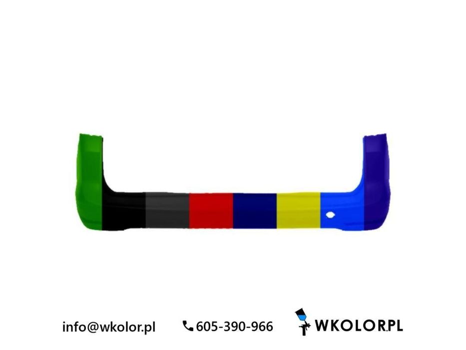 NOWY ZDERZAK VW CADDY IV NADWOZIE WIELKOPRZESTRZENNE 2020- LAKIEROWANY W KOLOR