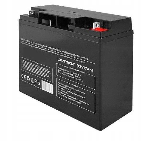 Akumulator Żelowy 1 * 2 * V 1 * 7 * Ah Agm Ups Centrala Hq