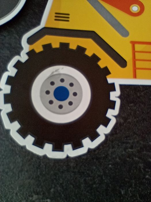 Girlanda Happy Birthday koparka plac budowy 220 cm