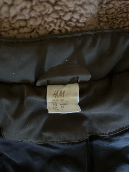 Куртка тепла на хлопчика парка HM 92 + подарунок ще одна куртка