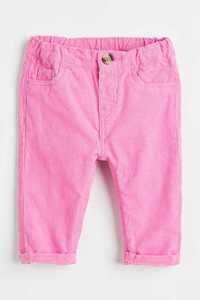 Różowe spodnie H&M Outlet