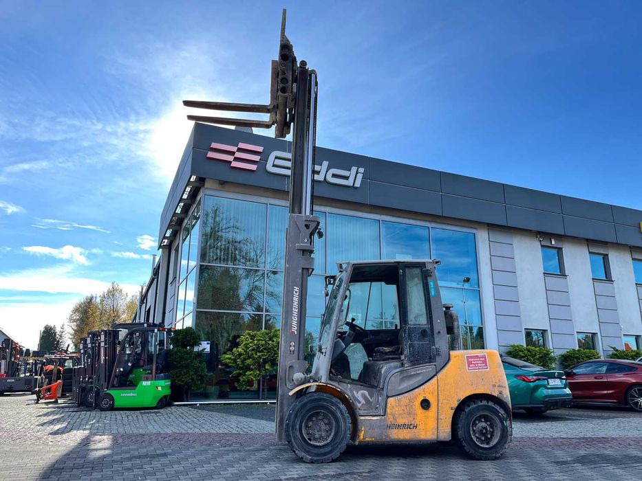 Wózek widłowy Jungheinrich DFG550s 5t diesel, 4,5 m 5783h | 2019