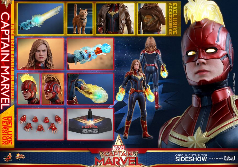 Hot Toys Marvel MMS522 DELUXE EDITION Captain Marvel