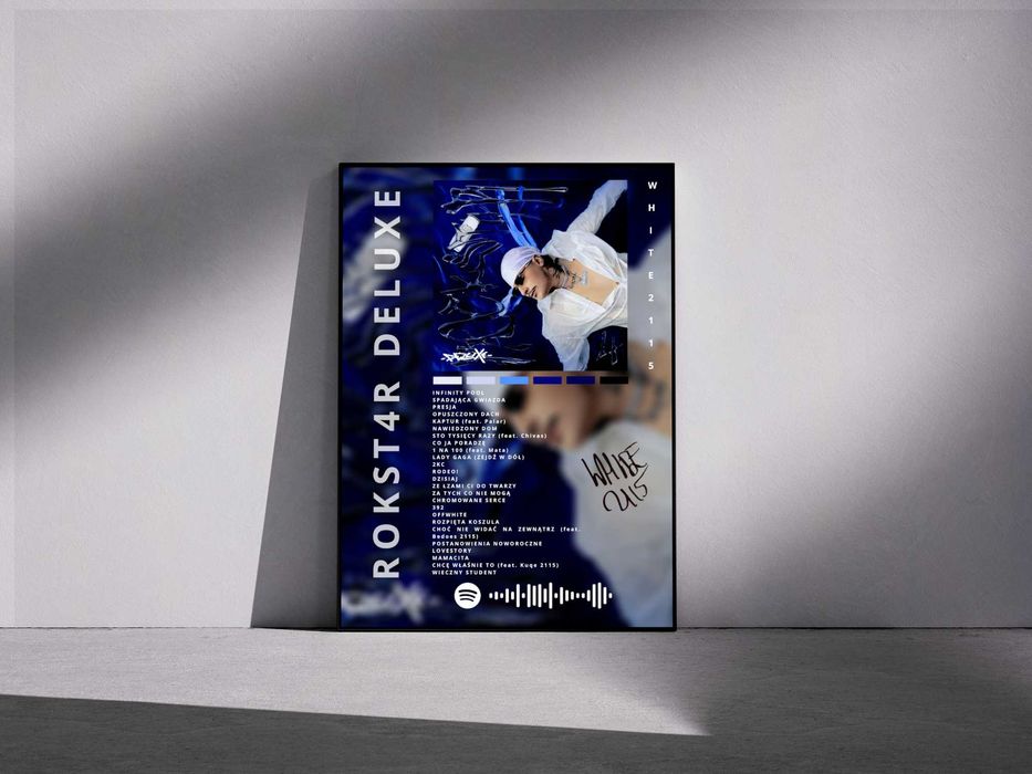 Plakat obraz bez ramki White2115 Rockst4r a3