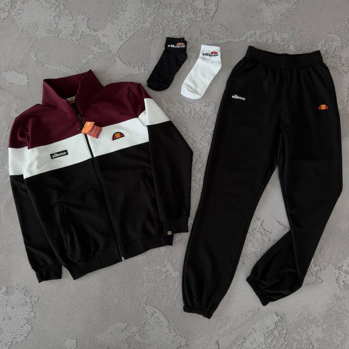 Спортивний костюм Ellesse. Люкс якість. Штани та олімпійка +Подарунок