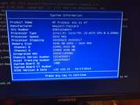 HP ma 7860 prodesk 400 G1 mt
