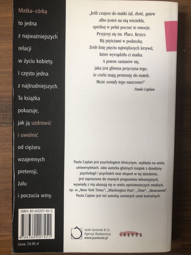 Nie obwiniaj matki Paula Caplan