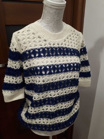 Ażurowy sweterek damski Reserved L