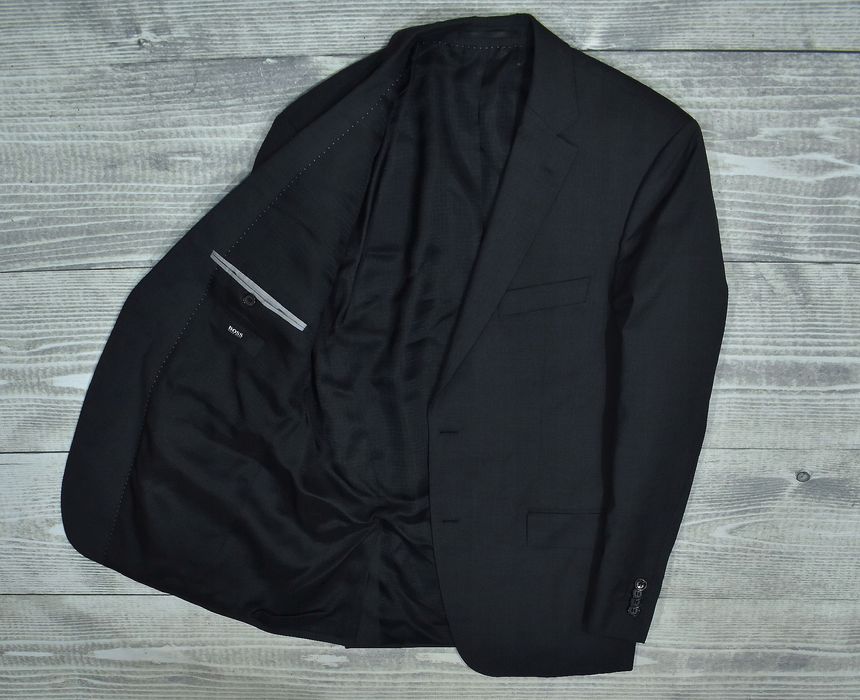 Hugo Boss Pacini Wełniana Marynarka Męska Super 100 25