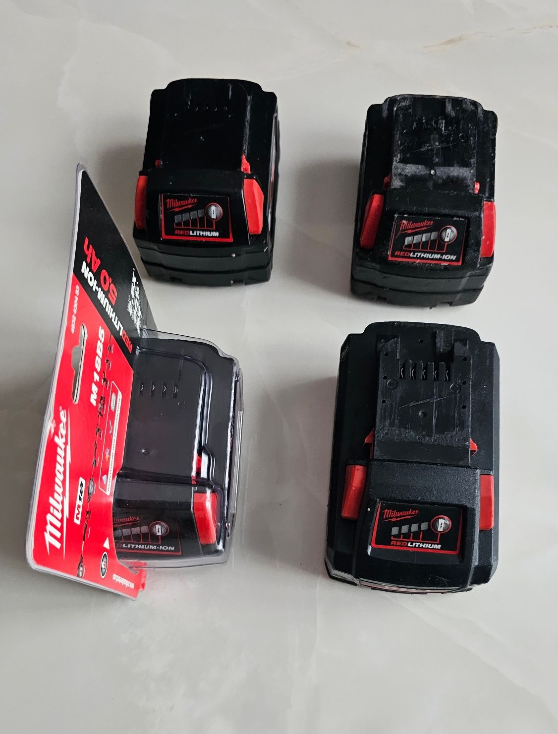 Akumulator Milwaukee M18 Bateria 5ah 5,5ah High Output 4szt Nowa