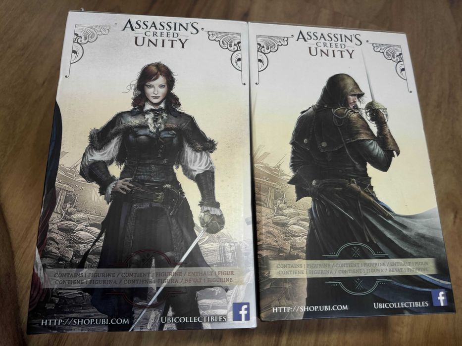 Figurki Kolekcjonerskie Assassins Creed UNITY ARNO i ELISE(Zapakowane)