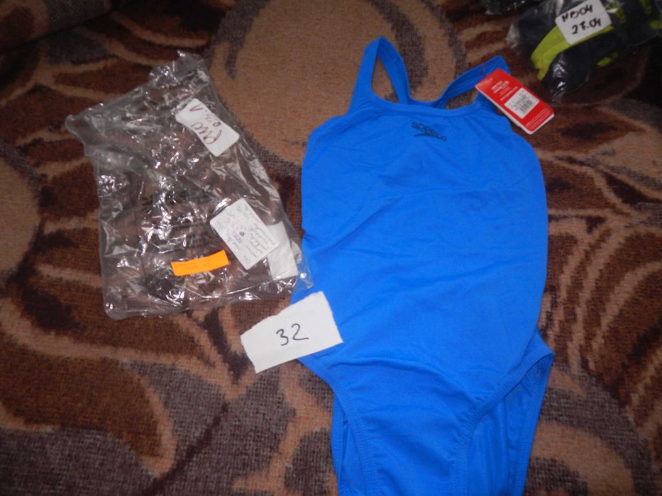 Wyprzedaż->Damski strój kąpielowy Speedo niebieski, rozm. 32