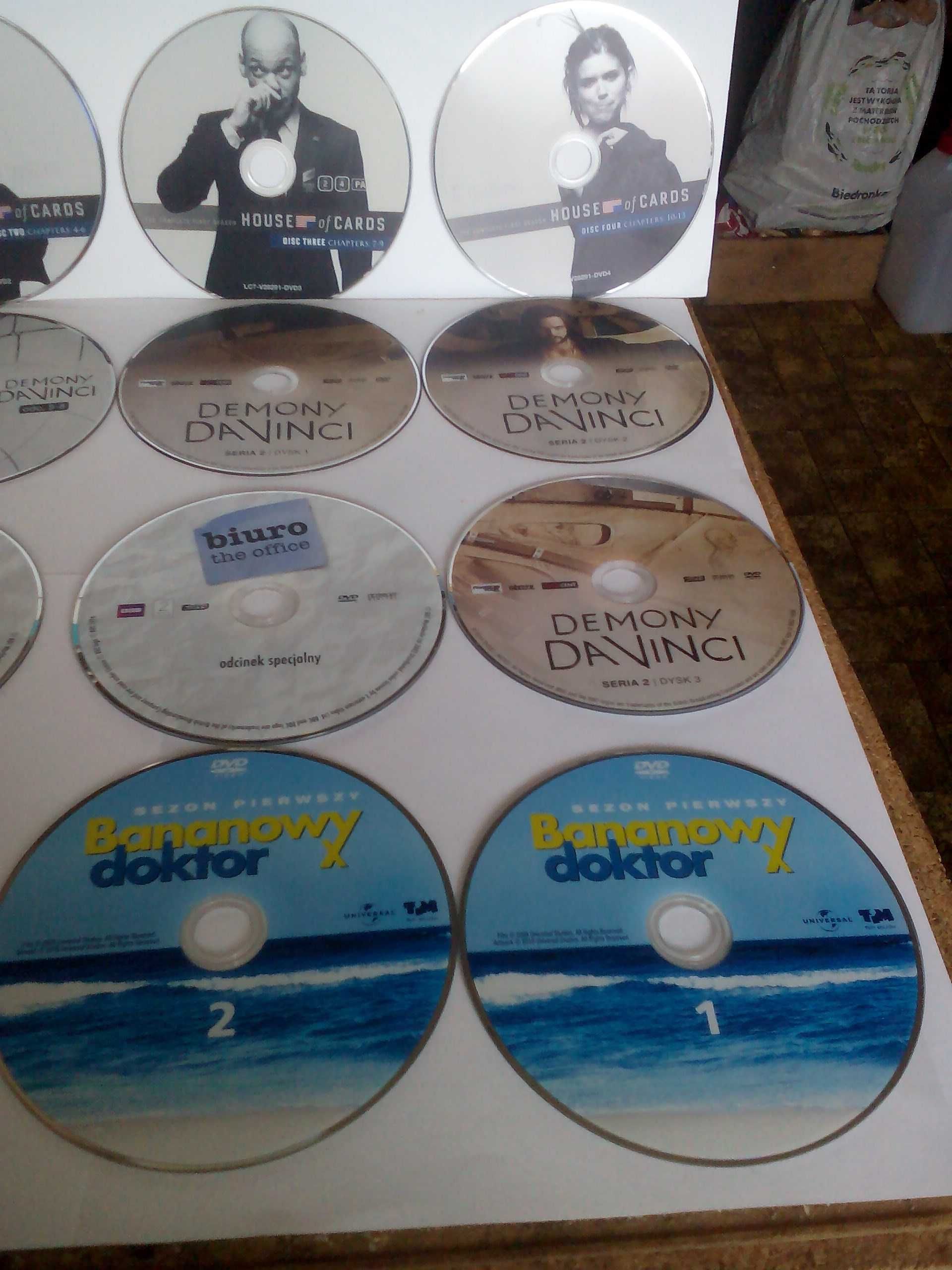 Filmy DVD Seriale: Herosi, House od Cards, Biuro, Bananowy doktor X ..