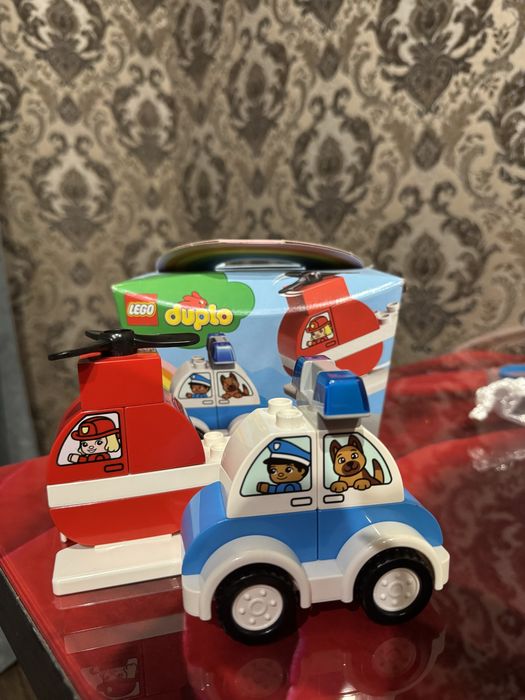 Лего дупло машина ,верталет