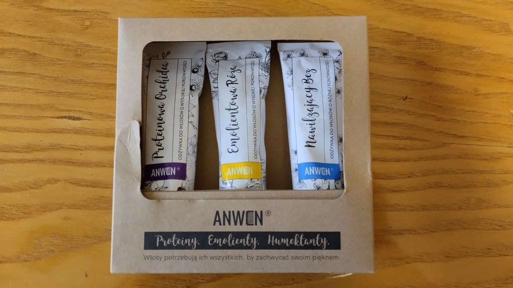 Anwen - zestaw odżywek do włosów o wysokiej porowatości