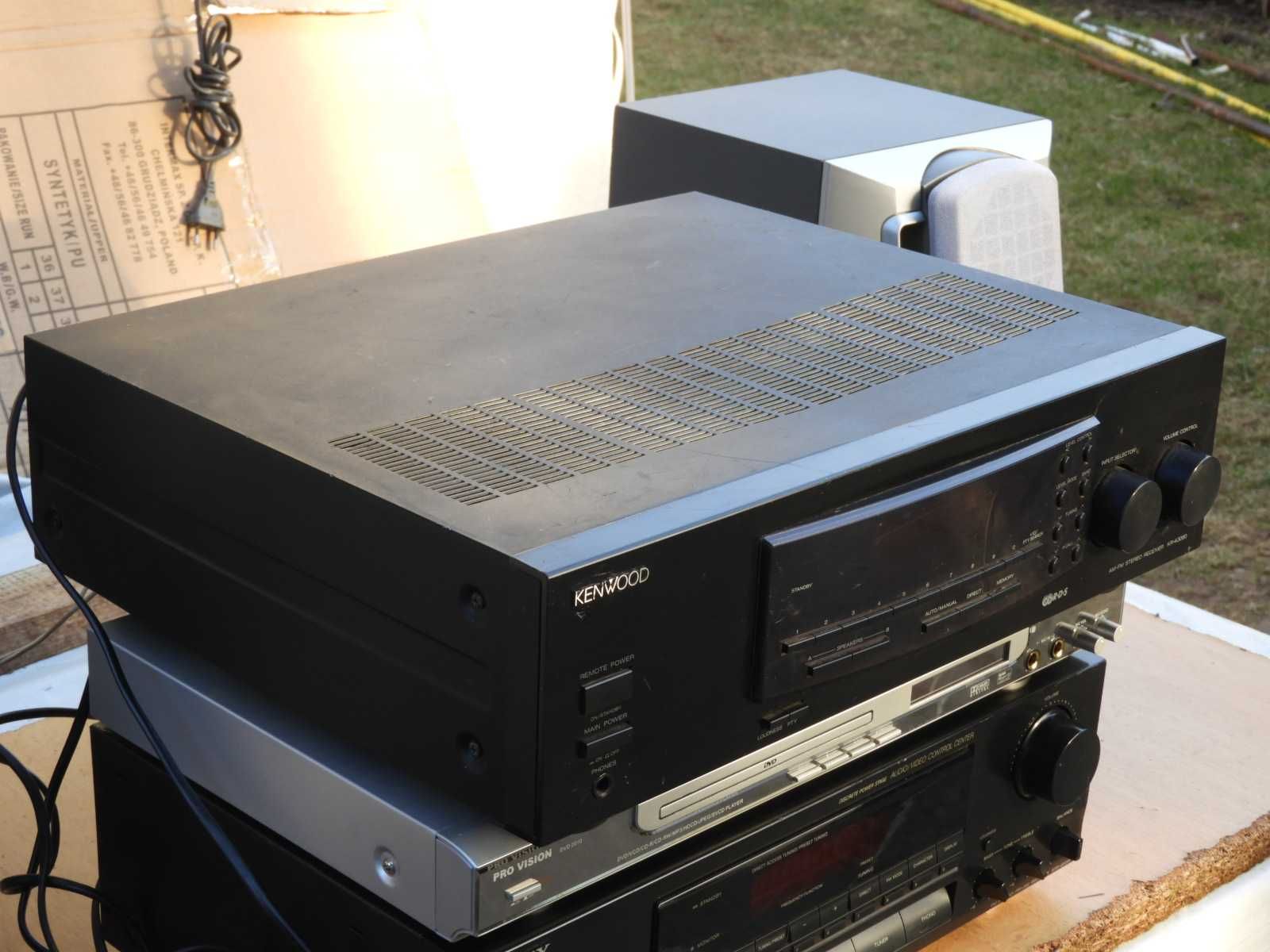 Radio wzmacniacz Kenwood KR A3080 część dużej wieży 44 cm