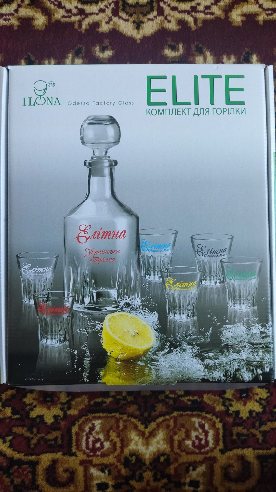 Набор для водки. ELITE. Ilona odessa factory glass