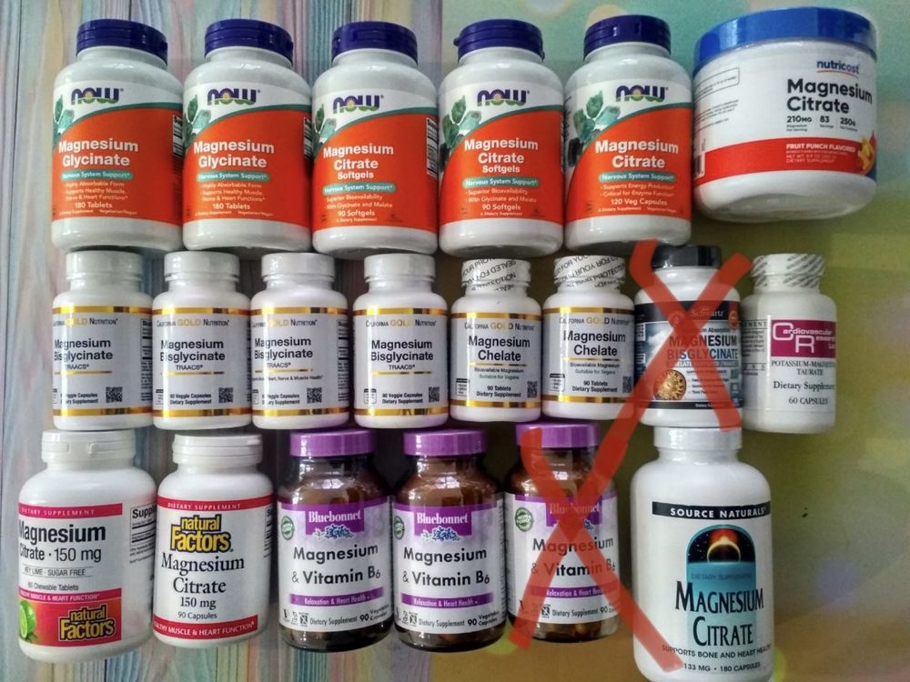 Магній,малат ,таурат ,гліцинат,triplex magnesium,глицинат ,магнеБ6