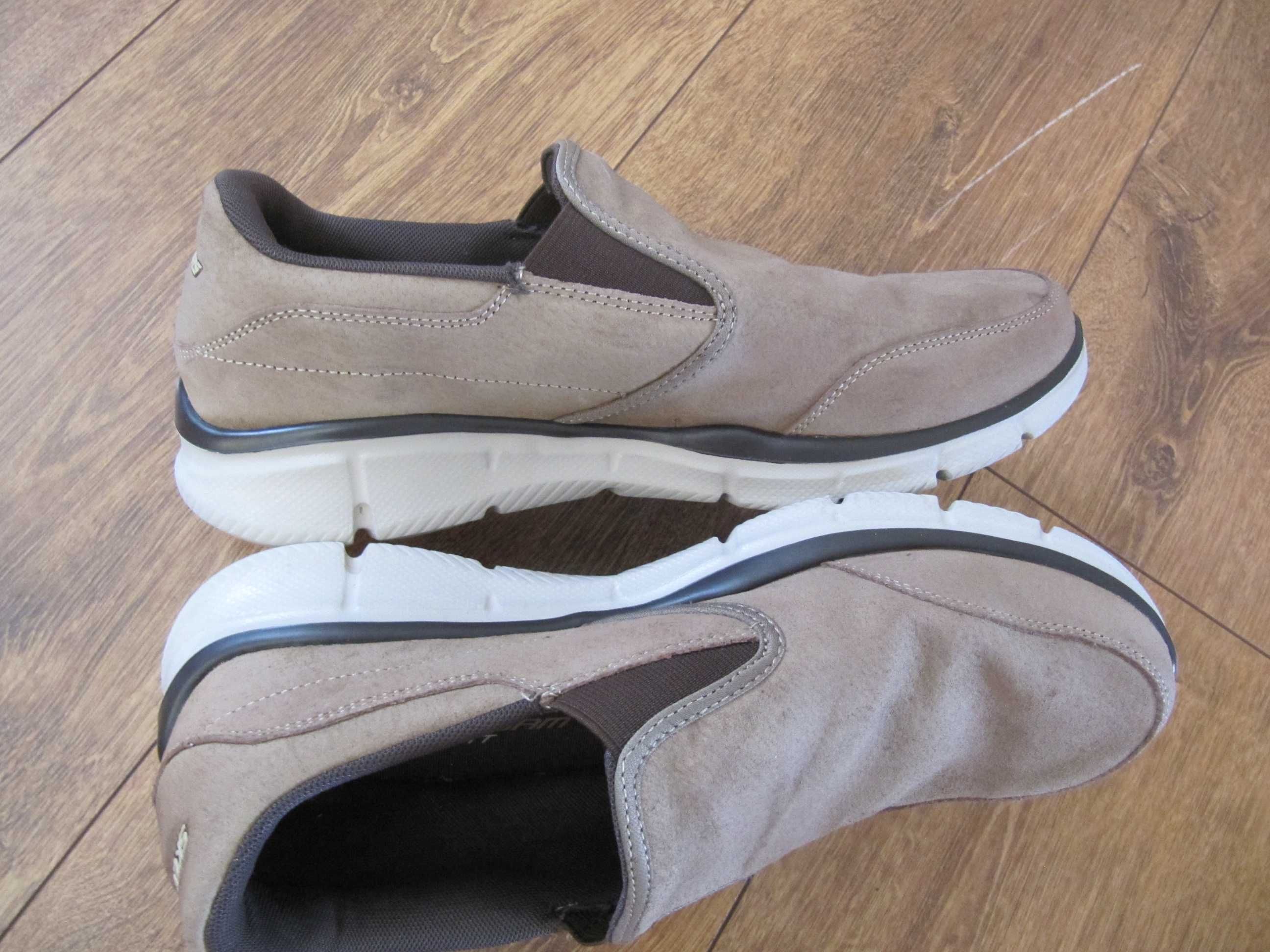 Чоловічі мокасини, шкіряні,  Skechers 42р 27,5см