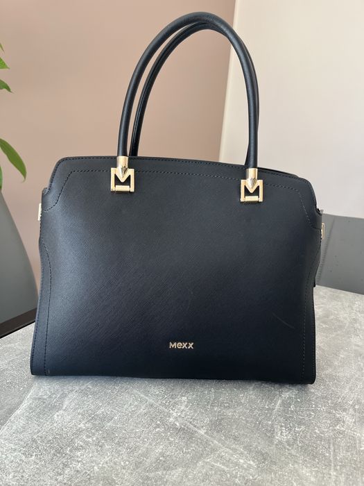 Czarna torebka mexx shopper stan idealny