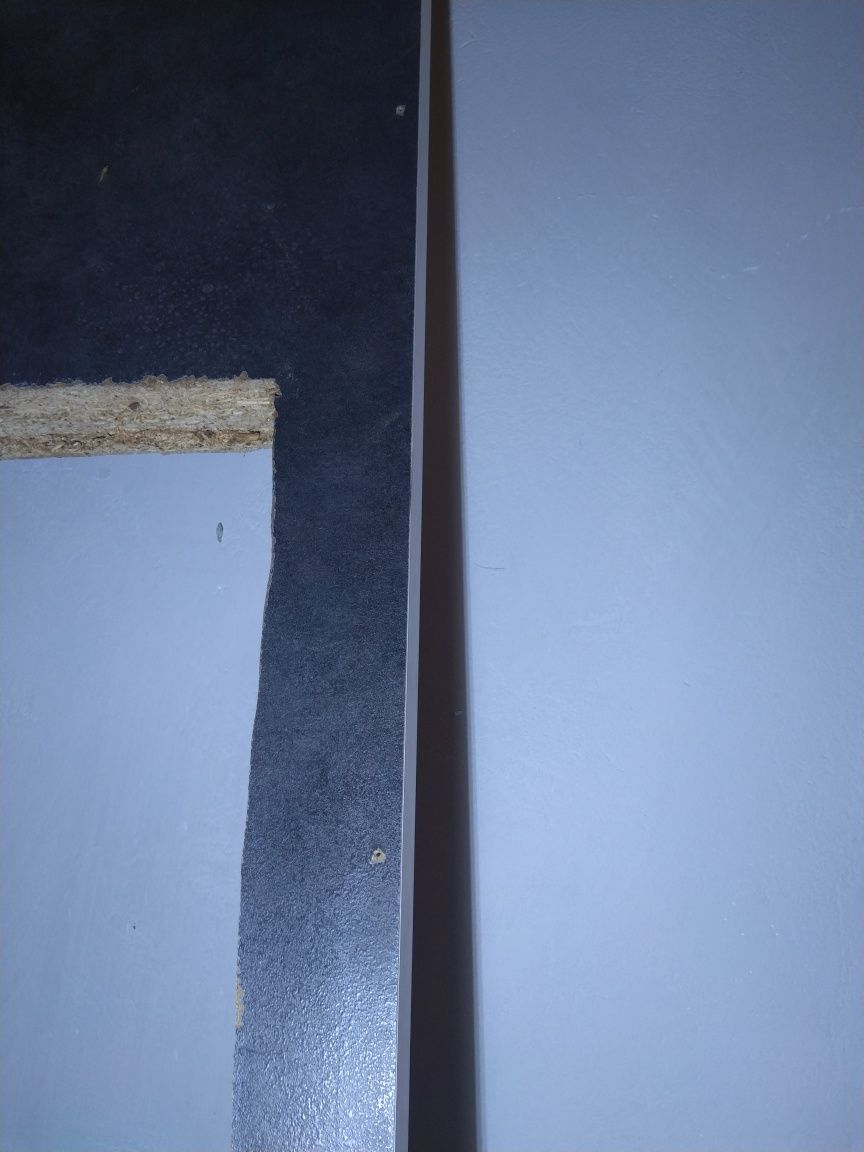 Blat 168x60cm, grubość 3,80cm, BDB, listwa, BRW, otwór