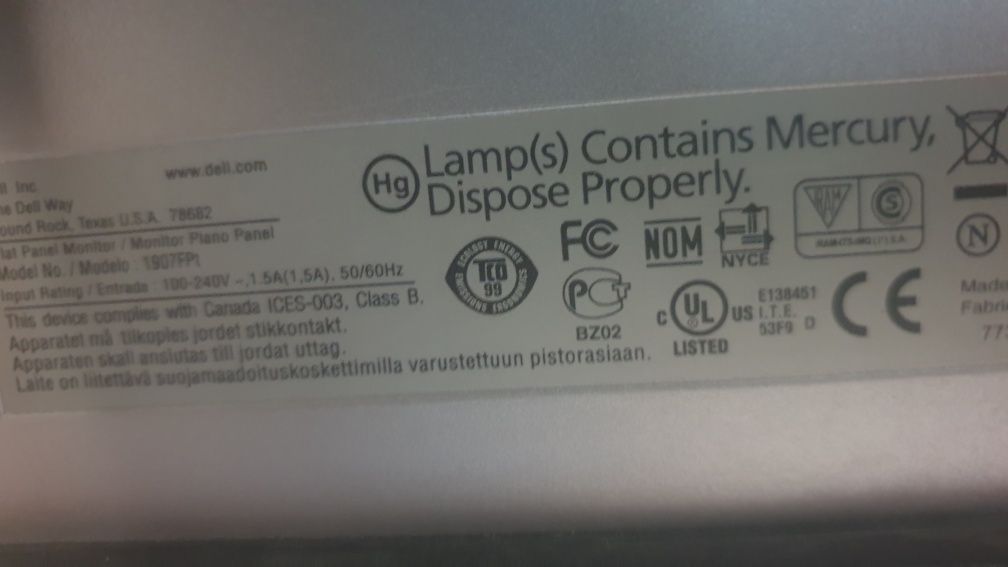 Монитор Состояние идеал. Dell P2314Ht