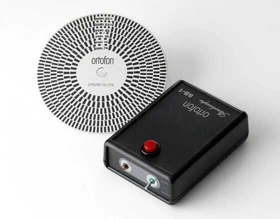 ORTOFON SB-1 Stroboscope  & STROBE DISC, made in Japan