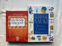 Dwa słowniki szkolne prezent dla ucznia podstawówka