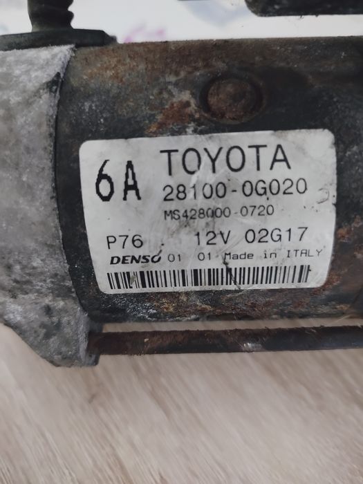 Rozrusznik Toyota Corolla Verso
