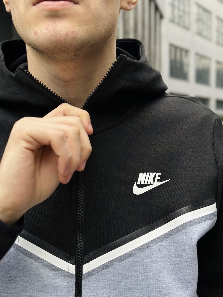 Мужская кофта худи зип худи  Nike Tech Fleece