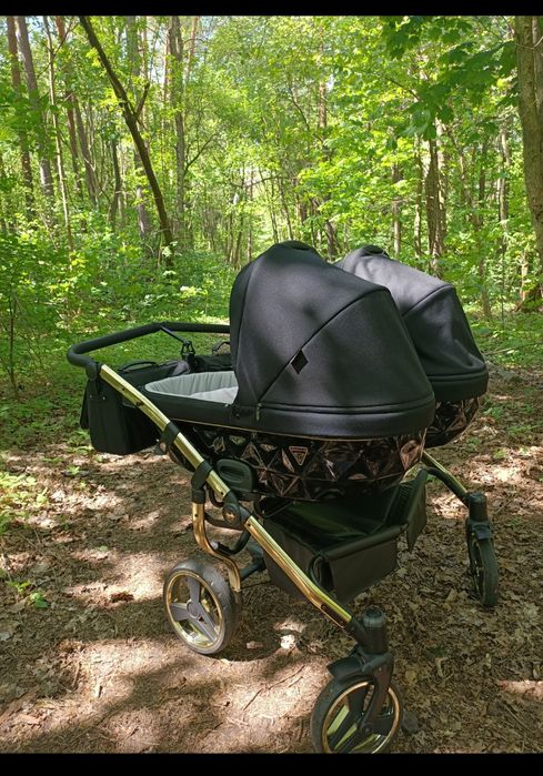 Wózek Junama Duo S Line 4w1 - wózek bliźniaczy