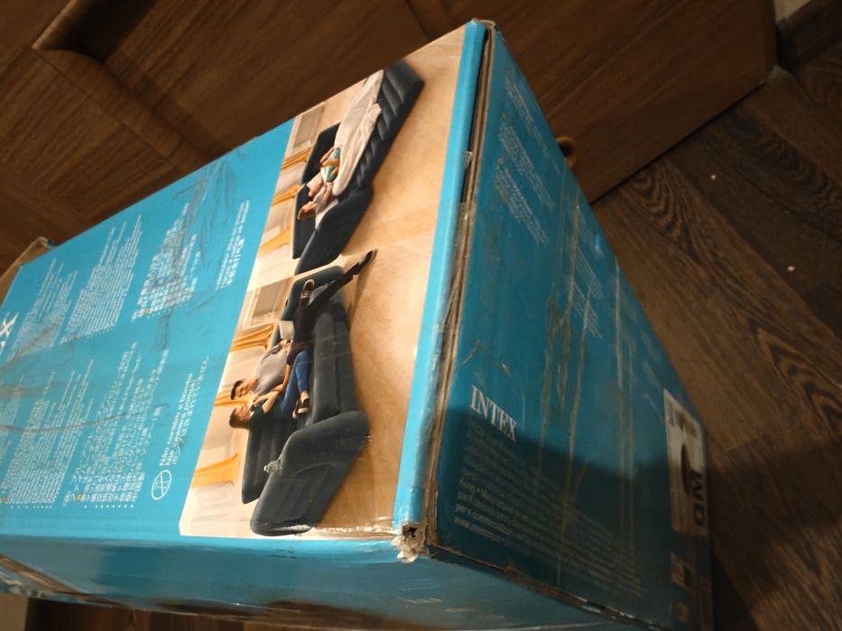 Dmuchana Sofa do domu i ogrodu. Welurowa. Dwuosobowa,kanapa.